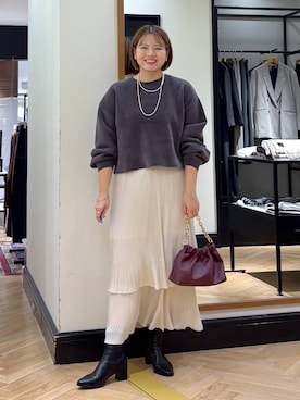 「A part by（アパートバイ）のアイテム」を使った、haruさん（レディース・163cm）の秋コーディネート