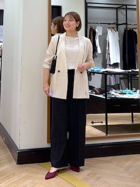 「A part by（アパートバイ）のアイテム（ジャケット/アウター）」を使った、haruさん（レディース・163cm）の夏コーディネート