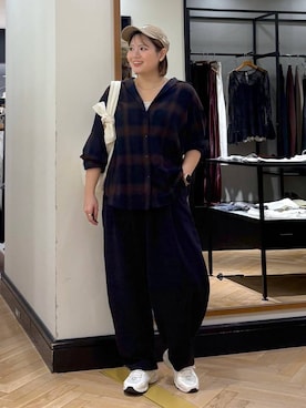 「アイテム（スウェットパンツ）」を使った、haruさん（レディース・163cm・20代）の夏コーディネート