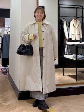 「アイテム（ダウンジャケット/コート）」を使った、haruさん（レディース・163cm・20代）の冬コーディネート