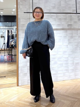 「A part by（アパートバイ）のアイテム（ブーツ）」を使った、haruさん（レディース・163cm）の冬コーディネート