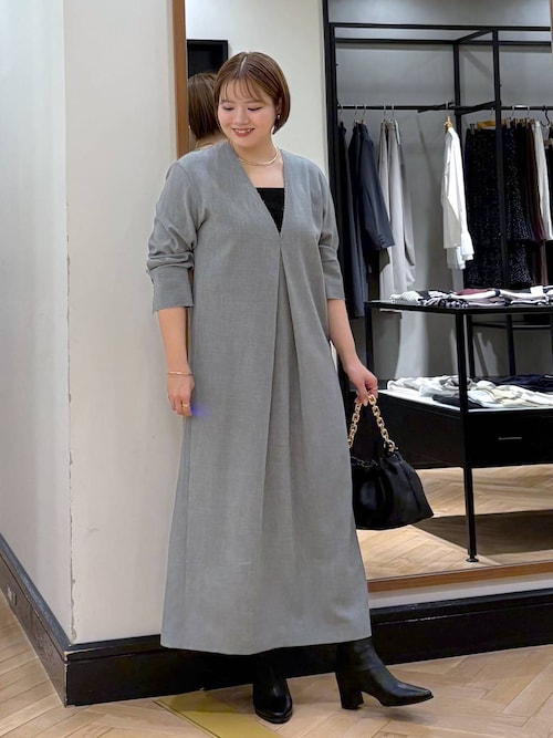 セール】シャンブレーカフタンワンピース（ワンピース）｜A part