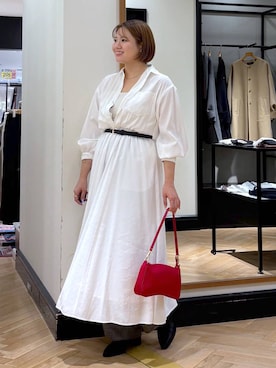 「A part by（アパートバイ）のアイテム（ベルト）」を使った、haruさん（レディース・163cm）の秋コーディネート