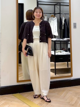 「アイテム（タンクトップ）」を使った、haruさん（レディース・163cm・20代）の夏コーディネート