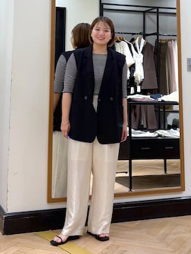 「アイテム（サンダル）」を使った、haruさん（レディース・163cm・20代）の夏コーディネート