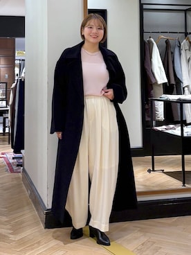 「アイテム（ステンカラーコート）」を使った、haruさん（レディース・163cm・20代）の秋コーディネート