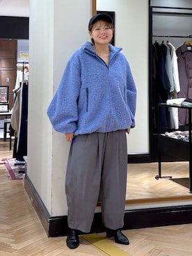 「アイテム（ブルゾン）」を使った、haruさん（レディース・163cm・20代）の秋コーディネート