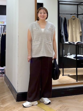 「アイテム（パンツ）」を使った、haruさん（レディース・163cm・20代）の秋コーディネート