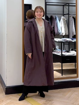 「アイテム（ダウンジャケット/コート）」を使った、haruさん（レディース・163cm・20代）の秋コーディネート