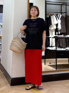 「アイテム（サンダル）」を使った、haruさん（レディース・163cm・20代）の夏コーディネート