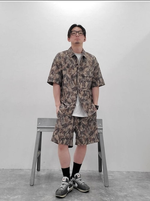 【HEREIAM MEN】撥水/マルチフェイスシャツ