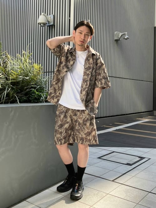 【HEREIAM MEN】撥水/マルチフェイスシャツ