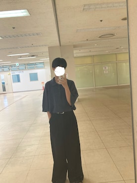 「SINSS（シンス）のアイテム」を使った、かなたさん（メンズ・167cm）の夏コーディネート