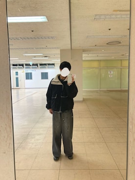 「AAA+（サンエープラス）のアイテム」を使った、kさん（メンズ・168cm）の冬コーディネート