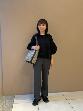 「アイテム（チョーカー）」を使った、dnhoshinoさん（レディース・155cm）の秋コーディネート