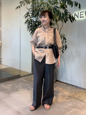 「Whim Gazette（ウィムガゼット）のアイテム」を使った、dnhoshinoさん（レディース・155cm）の夏コーディネート