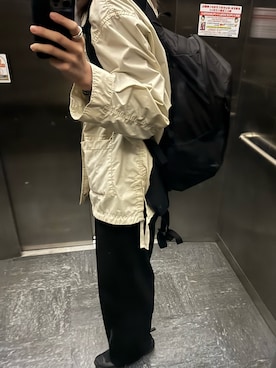 「アイテム（バックパック/リュック）」を使った、shiki73さん（レディース・166cm）の春コーディネート