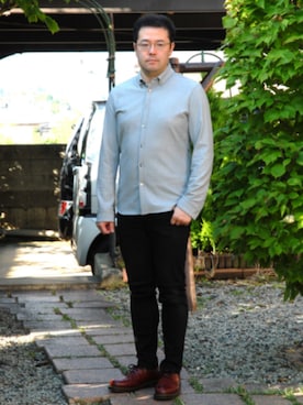 「Dr. Martens（ドクターマーチン）のアイテム」を使った、iceman55534さん（メンズ・175cm）の夏コーディネート