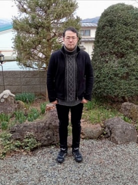 「wjk（ダヴルジェイケイ）のアイテム（ジャケット/アウター）」を使った、iceman55534さん（メンズ・175cm）の春コーディネート
