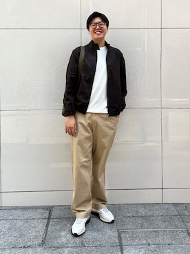 「アイテム（ショルダーバッグ）」を使った、tassyさん（メンズ・186cm）の秋コーディネート