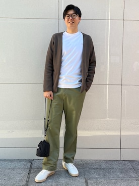 「LACOSTE（ラコステ）のアイテム」を使った、tassyさん（メンズ・186cm）の秋コーディネート