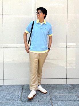 「アイテム（パンツ）」を使った、tassyさん（メンズ・186cm）の夏コーディネート