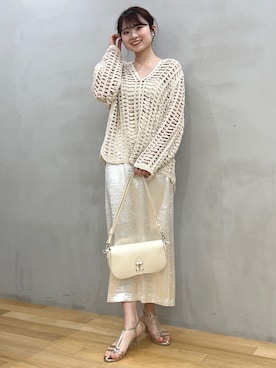 ざわわんさん（レディース・163cm）の春コーディネート