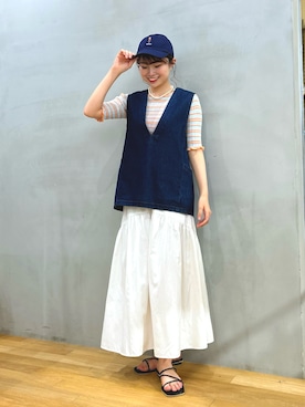 ざわわんさん（レディース・163cm）の春コーディネート