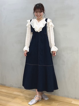 ざわわんさん（レディース・163cm）の春コーディネート