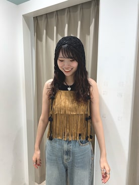 「アイテム（キャミソール）」を使った、ざわわんさん（レディース・163cm・20代）の夏コーディネート