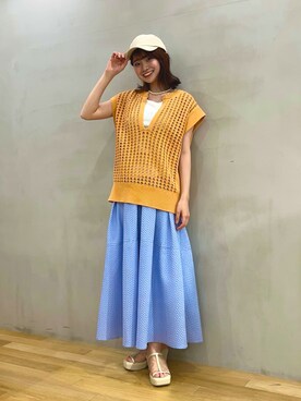 ざわわんさん（レディース・163cm）の春コーディネート