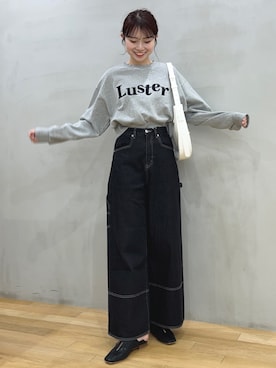 「アイテム（スウェット）」を使った、ざわわんさん（レディース・163cm・20代）の冬コーディネート