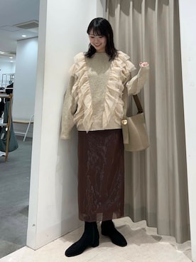 ざわわんさん（レディース・163cm）の冬コーディネート