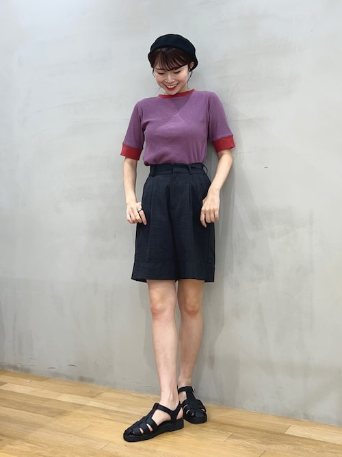 セール】リネンライクバミューダパンツ（スラックス）｜SENSE OF