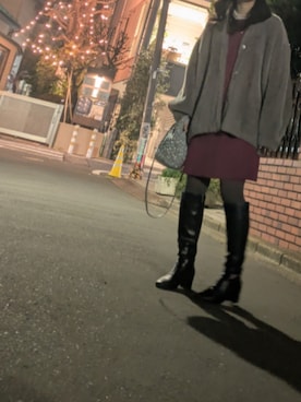 「COCO DEAL（ココディール）のアイテム」を使った、gyogyogyogyogyoさん（レディース・154cm）の冬コーディネート