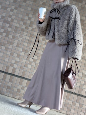 「COCO DEAL（ココディール）のアイテム」を使った、gyogyogyogyogyoさん（レディース・154cm）の冬コーディネート