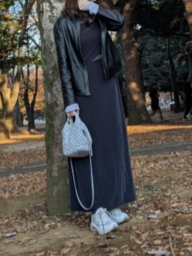 「COCO DEAL（ココディール）のアイテム」を使った、gyogyogyogyogyoさん（レディース・154cm）の冬コーディネート