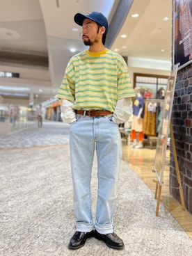 「BACK NUMBER（バックナンバー）のアイテム（キャップ）」を使った、kjsaaanさん（メンズ・170cm）の春コーディネート
