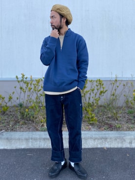 「BACK NUMBER（バックナンバー）のアイテム（スウェット）」を使った、kjsaaanさん（メンズ・170cm）の秋コーディネート