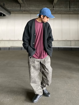 「BEN DAVIS（ベンデイビス）のアイテム（パンツ）」を使った、kjsaaanさん（メンズ・170cm）の春コーディネート