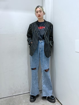 立花清華さん（レディース・168cm）の春コーディネート