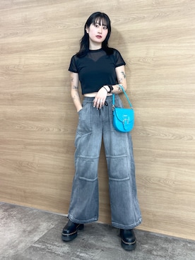 立花清華さん(レディース・168cm)の夏コーディネート