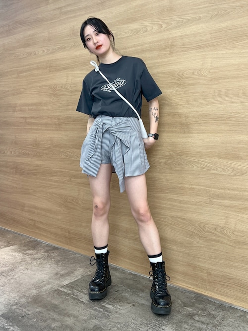 セール】STRIPED CULOTTES（その他パンツ）｜X-girl（エックス