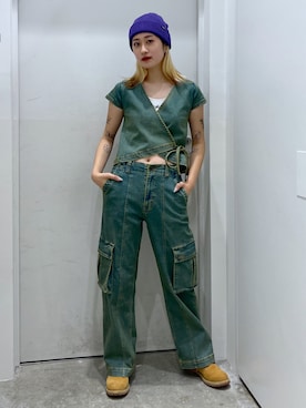 立花清華さん（レディース・168cm）の夏コーディネート