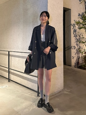 「アイテム（その他）」を使った、𝐒 𝐄 𝐈 𝐑 𝐀さん（レディース・168cm）の秋コーディネート
