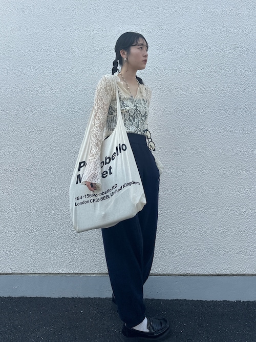 COMBINATION LACE TOP（Tシャツ/カットソー）｜Ameri（アメリ）の