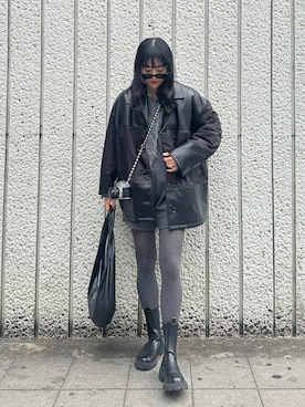 𝐒 𝐄 𝐈 𝐑 𝐀さん（レディース・168cm）の冬コーディネート