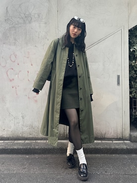 「STYLEMIXER（スタイルミキサー）のアイテム」を使った、𝐒 𝐄 𝐈 𝐑 𝐀さん（レディース・168cm）の春コーディネート