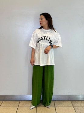 「153cm」｜kaedeさん（レディース・153cm）の夏コーディネート