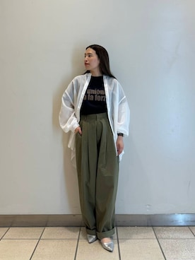 「アイテムズ」｜kaedeさん（レディース・153cm）の夏コーディネート